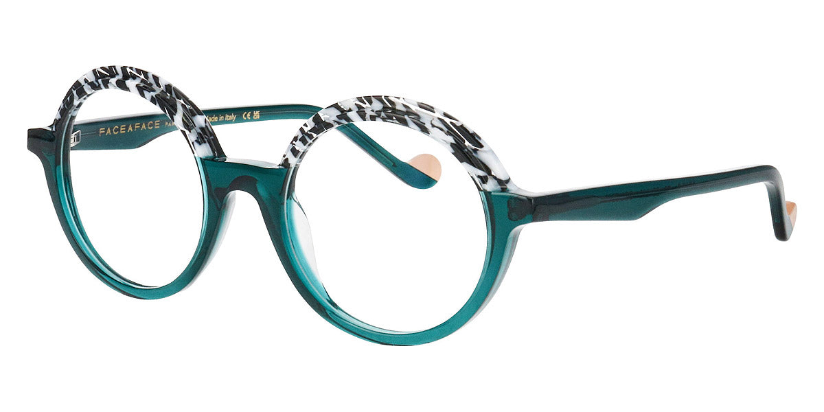 Face A Face® NIJJI 2 FAF NIJJI 2 5041 50 - Black and White Mosaic (5041) Eyeglasses