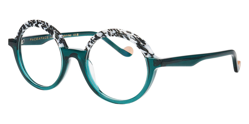 Face A Face® NIJJI 2 FAF NIJJI 2 5041 50 - Black and White Mosaic (5041) Eyeglasses