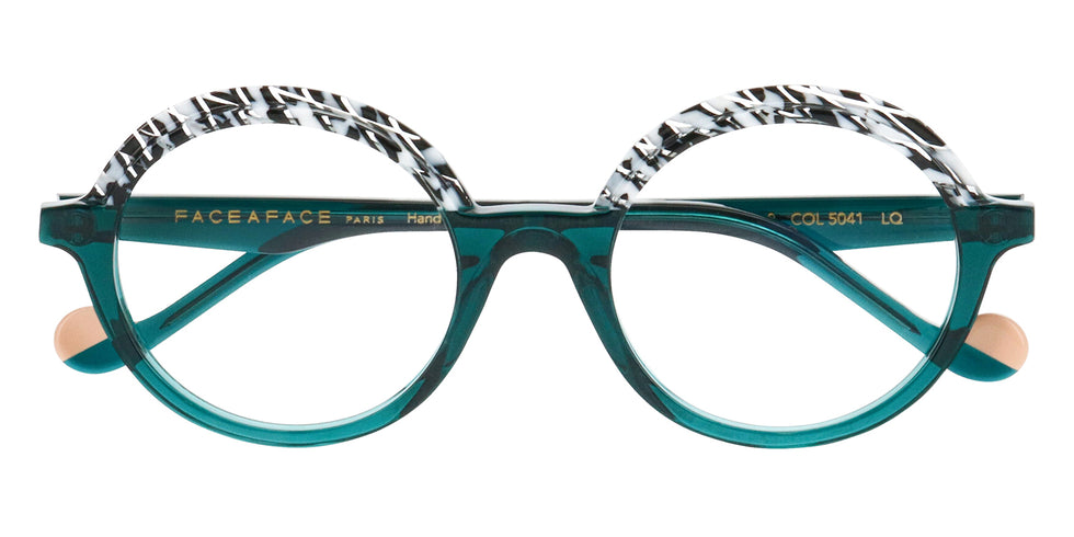 Face A Face® NIJJI 2 FAF NIJJI 2 5041 50 - Black & White Mosaic (5041) Eyeglasses