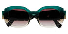 Face A Face® NOCHI 1 FAF NOCHI 1 4174 52 - Gradient Green Smoked Glass (4174) Sunglasses