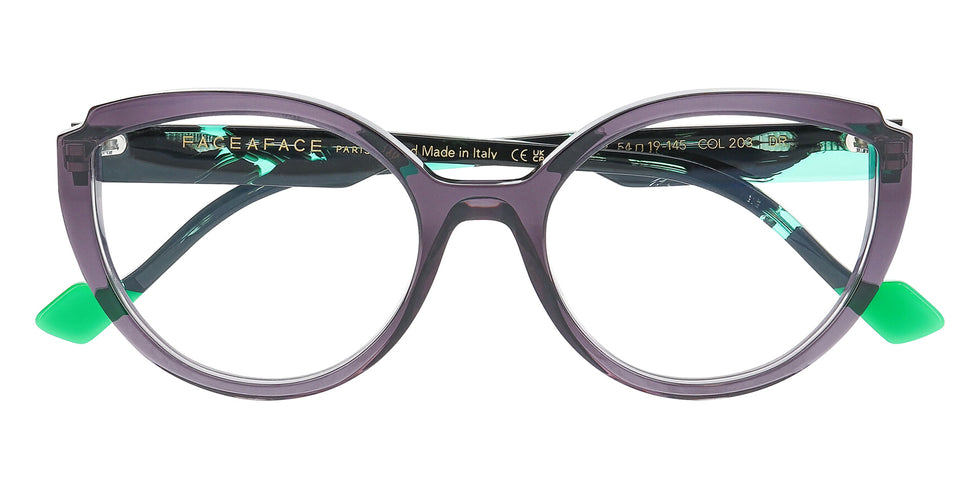 Face A Face® NOOKS 2 FAF NOOKS 2 0203 54 - Violet Mauve Sombre (203) Eyeglasses