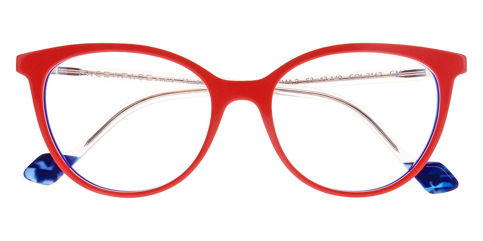 Face A Face® NORMA 2 FAF NORMA 2 3162 53 - New Papate Opaque/Blue Flash (3162) Eyeglasses