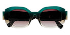Face A Face® NOTCHI 1 FAF NOTCHI 1 4174 52 - Gradient Green Smoked Glass (4174) Sunglasses