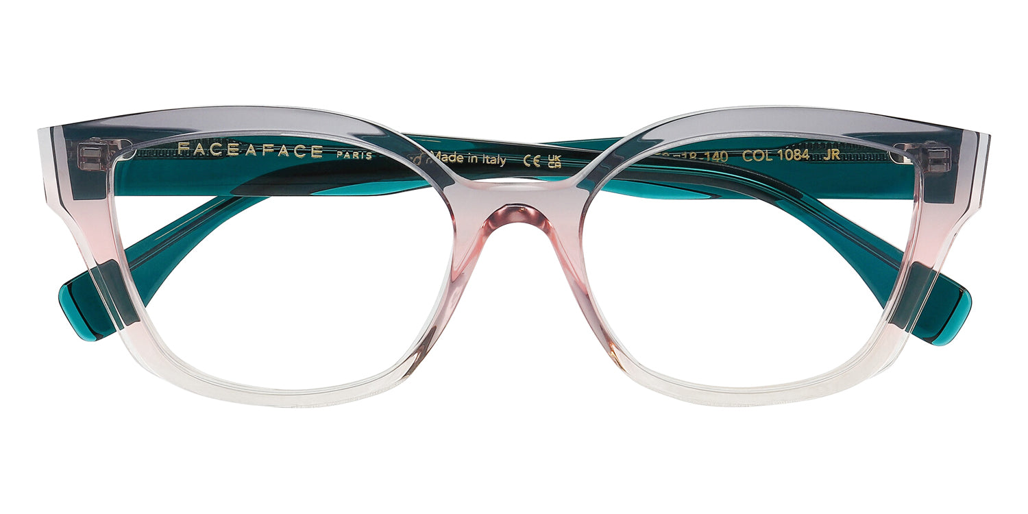 Face A Face® OFFSET 1 FAF OFFSET 1 1084 52 - Crystal Pink Grey (1084) Eyeglasses