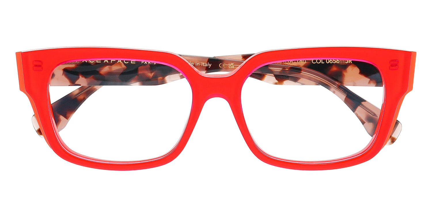 Face A Face® OFFSET 2 FAF OFFSET 2 0656 54 - Rose Fushia/Orange (656) Eyeglasses