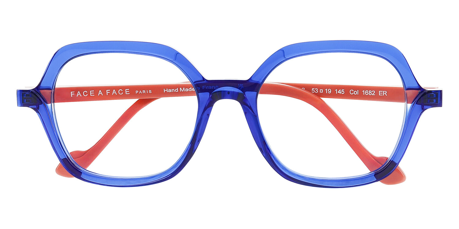 Face A Face® ORBORN 2 FAF ORBORN 2 1682 53 - Ultra Blue Transparent (1682) Eyeglasses
