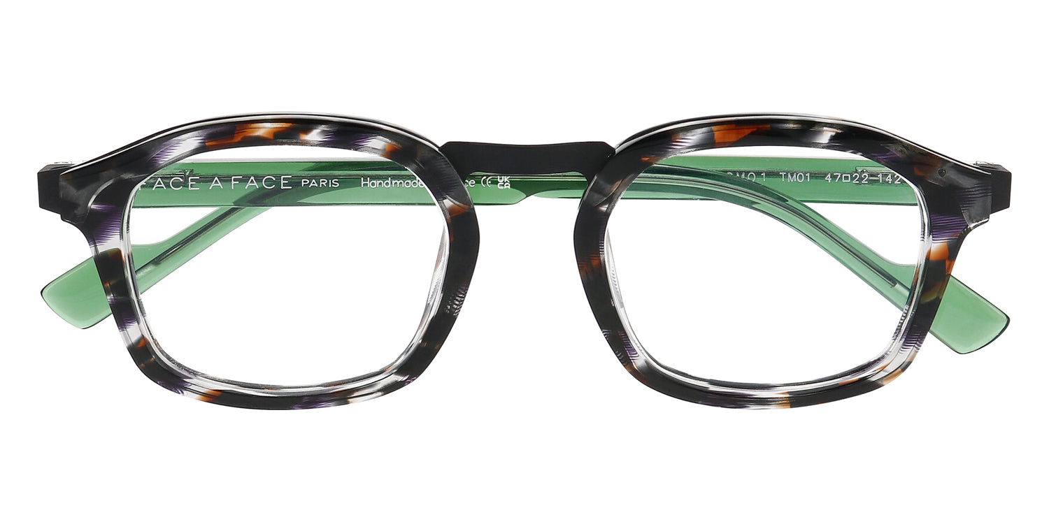 Face A Face® OTOMO 1 FAF OTOMO 1 TM01 47 - Ultra Matt Black (TM01) Eyeglasses