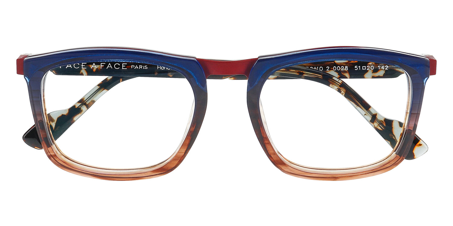 Face A Face® OTOMO 2 FAF OTOMO 2 0028 51 - Burgundy (28) Eyeglasses