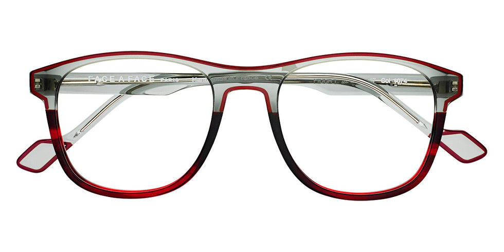 Face A Face® PICCA 1 FAF PICCA 1 1074 52 - Red Transparent Tortoise (1074) Eyeglasses