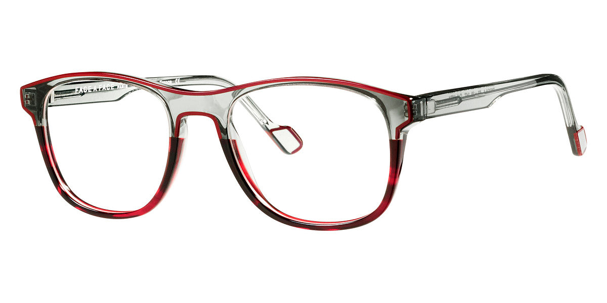 Face A Face® PICCA 1 FAF PICCA 1 1074 52 - Red Transparent Tortoise (1074) Eyeglasses