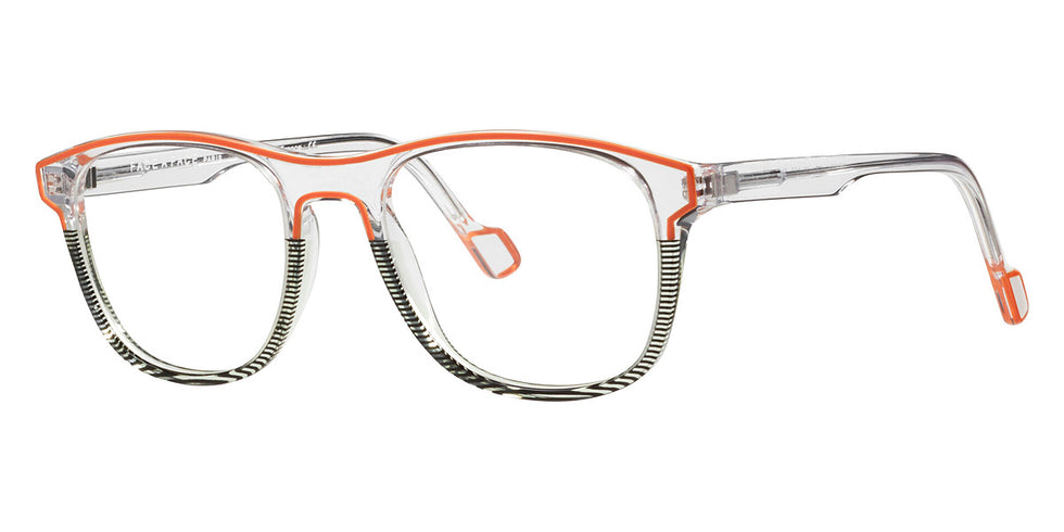 Face A Face® PICCA 1 FAF PICCA 1 3293 52 - Transparent Stripped Green Horn (3293) Eyeglasses