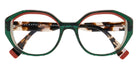 Face A Face® PLEATS 1 FAF PLEATS 1 1107 52 - Transparent Striped Dark Green (1107) Eyeglasses