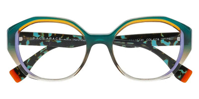 Face A Face® PLEATS 1 FAF PLEATS 1 4174 52 - Gradient Green Smoked Glass (4174) Eyeglasses