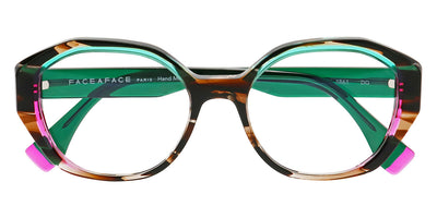 Face A Face® PLEATS 1 FAF PLEATS 1 4861 52 - Havana Storm Tortoise (4861) Eyeglasses