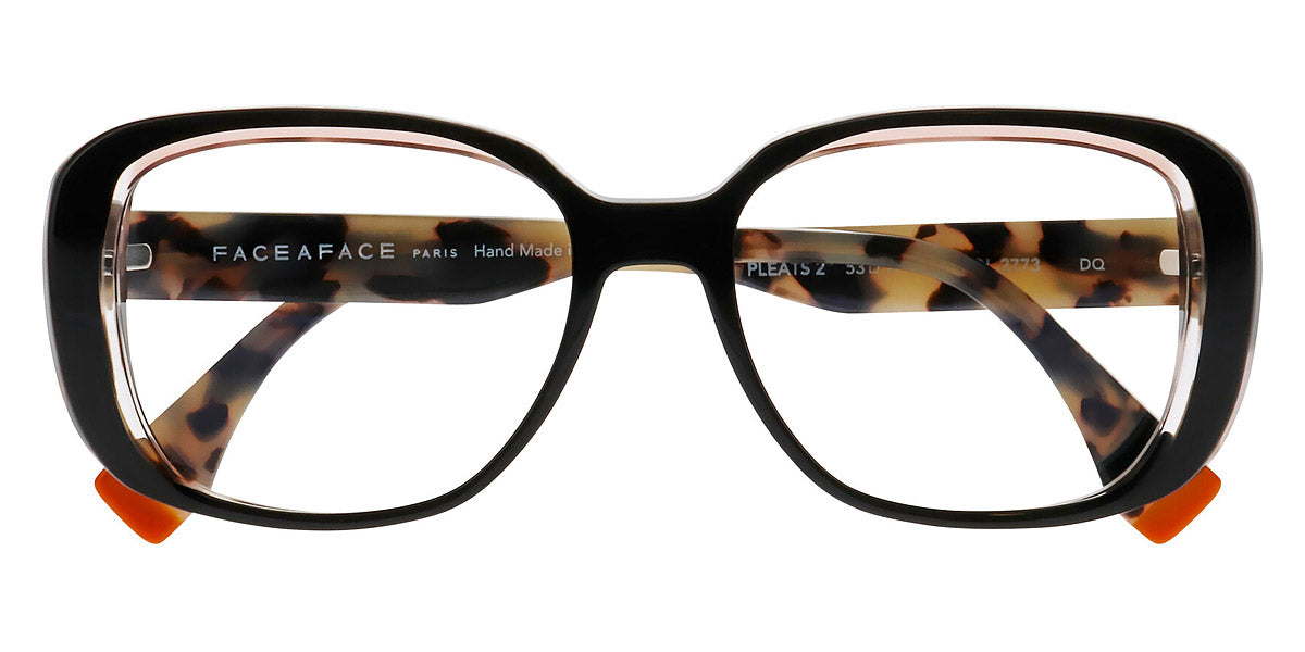Face A Face® PLEATS 2 FAF PLEATS 2 2773 53 - Black on Congo (2773) Eyeglasses
