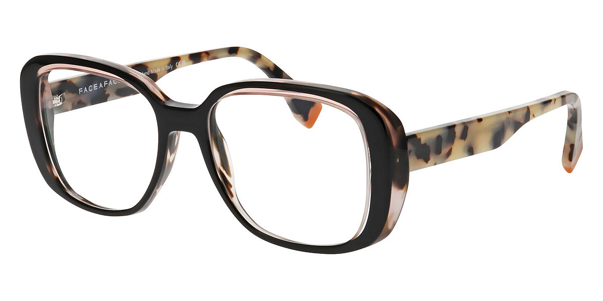 Face A Face® PLEATS 2 FAF PLEATS 2 2773 53 - Black on Congo (2773) Eyeglasses