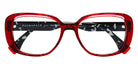 Face A Face® PLEATS 2 FAF PLEATS 2 8256 53 - Striped Raspberry (8256) Eyeglasses