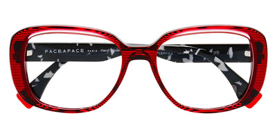 Face A Face® PLEATS 2 FAF PLEATS 2 8256 53 - Striped Raspberry (8256) Eyeglasses