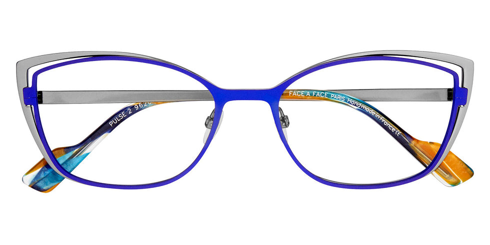 Face A Face® PULSE 2 FAF PULSE 2 9620 52 - Matte Flashy Blue (9620) Eyeglasses