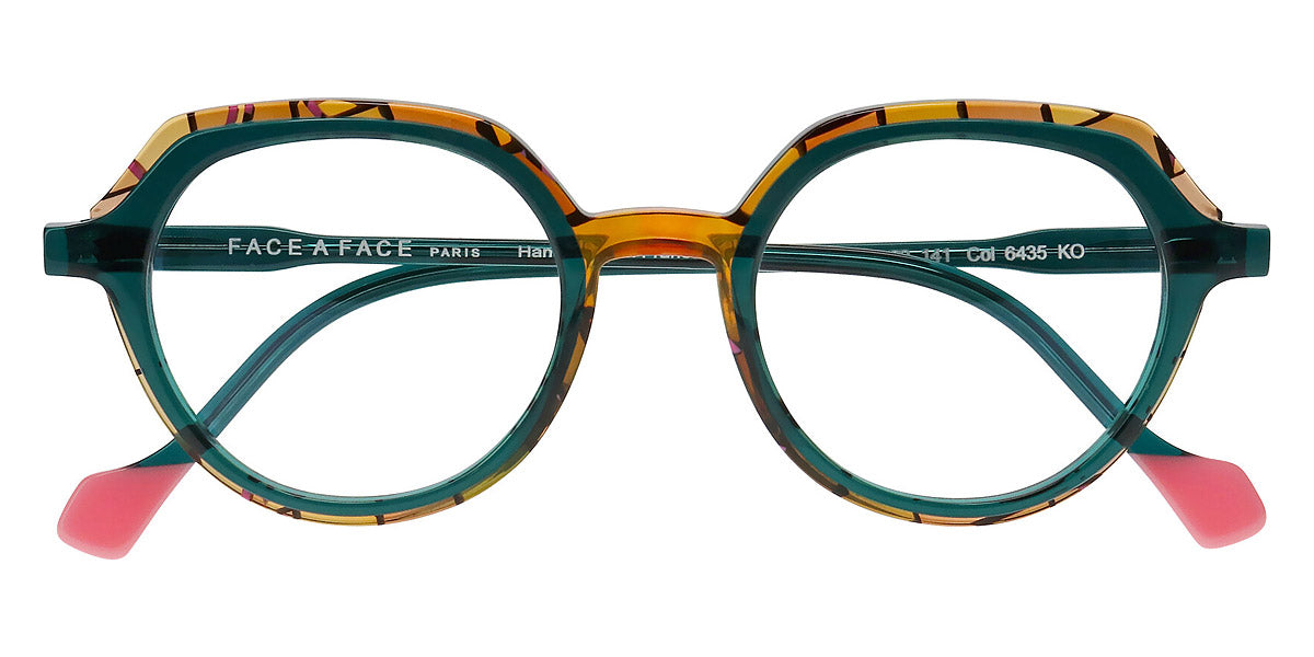 Face A Face® QUARTZ 1 FAF QUARTZ 1 6435 48 - Amber Mondrian (6435) Eyeglasses