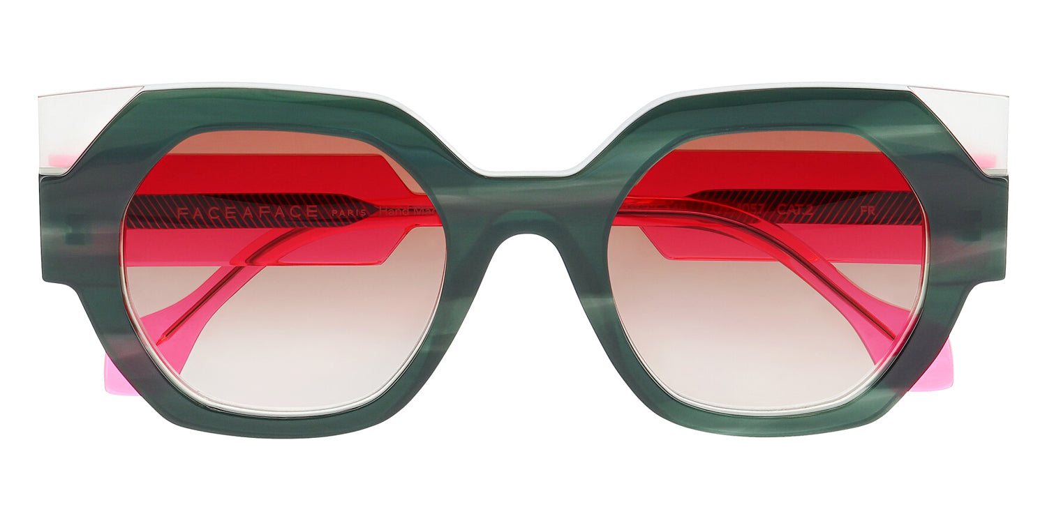 Face A Face® SCREEN 2 FAF SCREEN 2 4057 49 - Tortoise Green Irisé (4057) Sunglasses