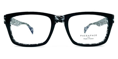 Face A Face® SHARP 2 FAF SHARP 2 5093 54 - Black/Black and White Mosaic (5093) Eyeglasses