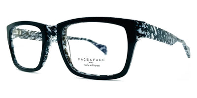 Face A Face® SHARP 2 FAF SHARP 2 5093 54 - Black/Black and White Mosaic (5093) Eyeglasses