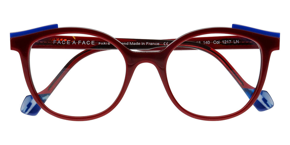Face A Face® SHIFT 1 FAF SHIFT 1 1217 49 - Brown Red (1217) Eyeglasses