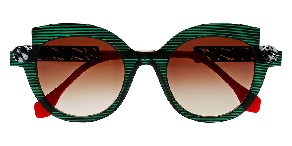 Face A Face® SOTSAS 1 FAF SOTSAS 1 1107 51 - Transparent Striped Dark Green (1107) Sunglasses