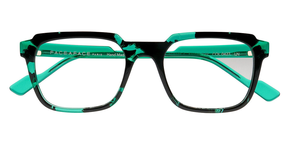 Face A Face® STAMP 2 FAF STAMP 2 0427 53 - Tortoise Black Green (0427) Eyeglasses