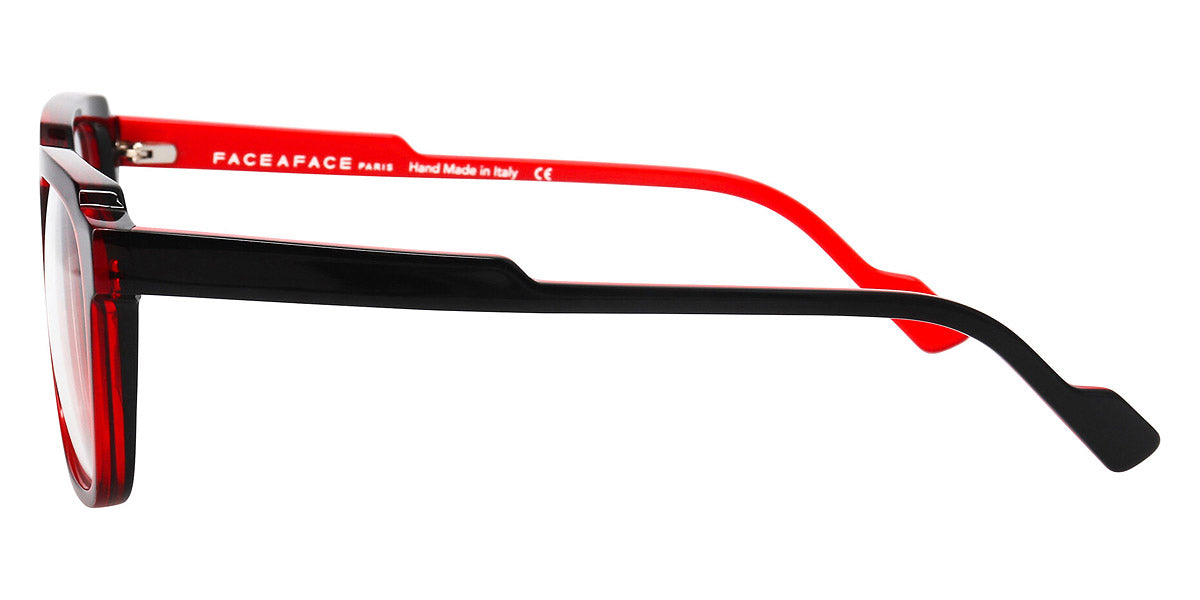 Face A Face® STAMP 2 FAF STAMP 2 1101 53 - Red Transparent and Black (1101) Eyeglasses