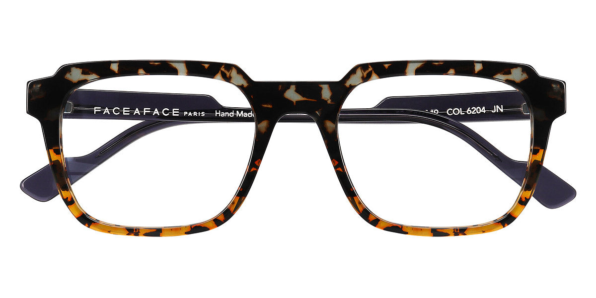 Face A Face® STAMP 2 FAF STAMP 2 6204 53 - Tortoise Duo Mustard (6204) Eyeglasses
