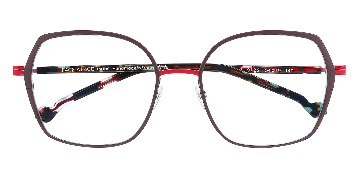 Face A Face® SWING 3 FAF SWING 3 9122 54 - Dark Aubergine Violet (9122) Eyeglasses