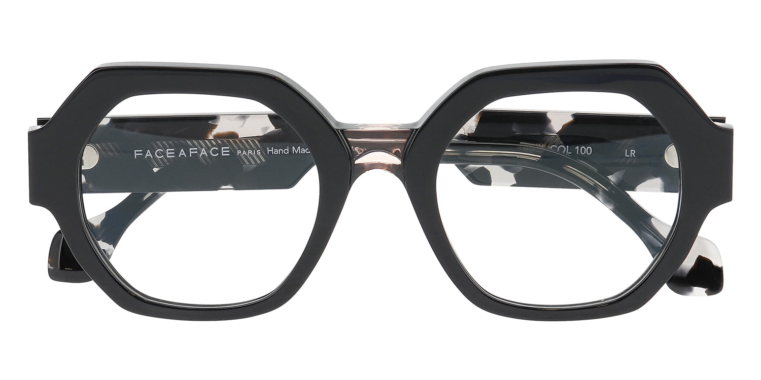 Face A Face® TIES 1 FAF TIES 1 0100 49 - Black (100) Eyeglasses