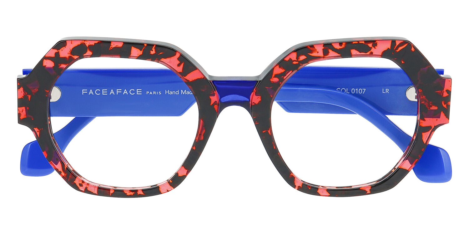 Face A Face® TIES 1 FAF TIES 1 0107 49 - Cassis Tortoise (107) Eyeglasses