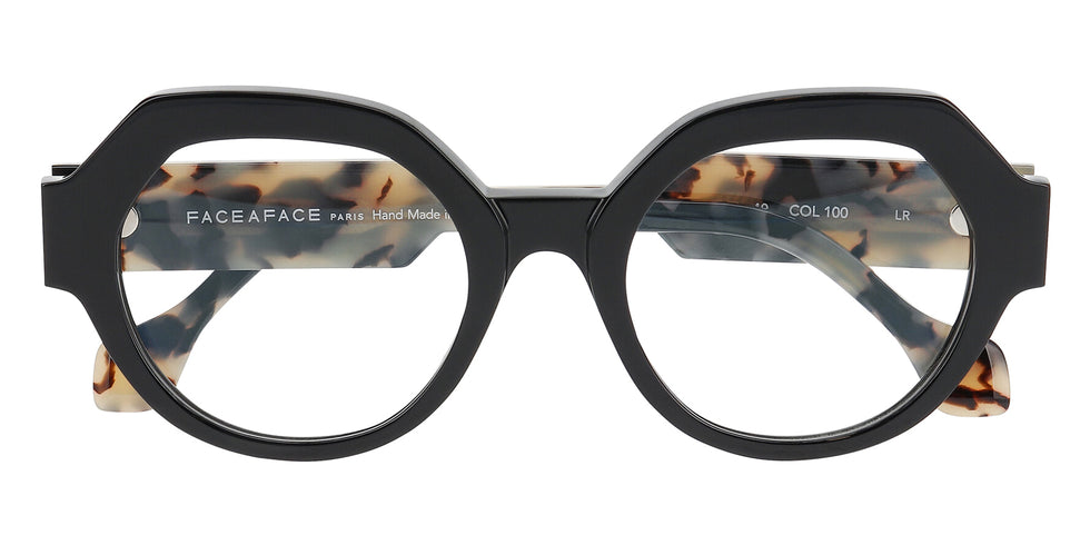 Face A Face® TIES 2 FAF TIES 2 0100 51 - Black (100) Eyeglasses