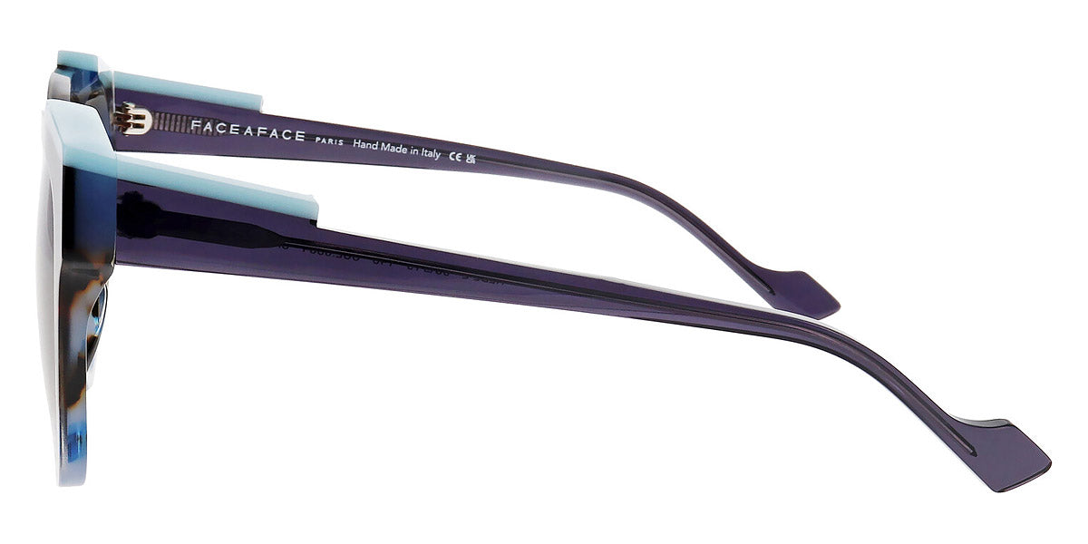 AUTHENTIC FACE A FACE TILDE 2 COL 4057 Tortoise Green Irise Sunglasses 53mm Women main image 2