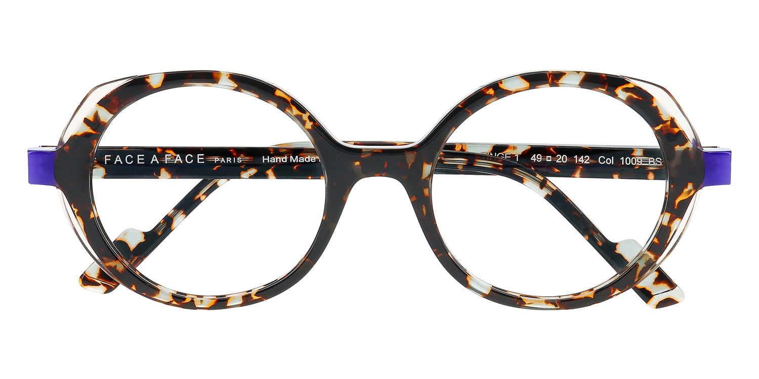 Face A Face® TINGE 1 FAF TINGE 1 1009 49 - Caramel Tortoise (1009) Eyeglasses