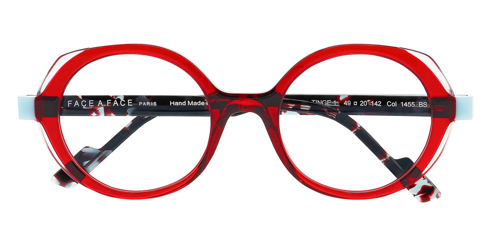 Face A Face® TINGE 1 FAF TINGE 1 1455 49 - Transparents Bordeaux (1455) Eyeglasses