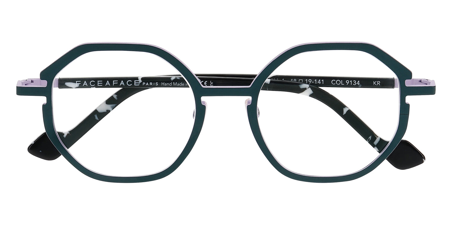 Face A Face® TWILL 1 FAF TWILL 1 9134 48 - Matt Prussian Blue (9134) Eyeglasses