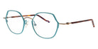 Face A Face® TWIST 2 FAF TWIST 2 9004M 47 - Matte Brumme Blue (9004M) Eyeglasses