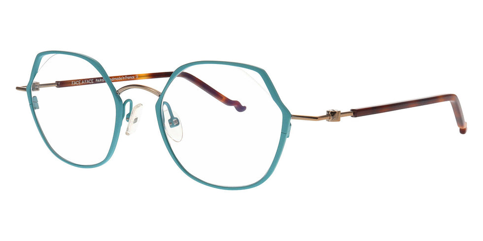 Face A Face® TWIST 2 FAF TWIST 2 9004M 47 - Matte Brumme Blue (9004M) Eyeglasses