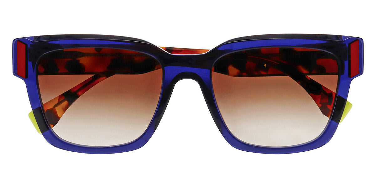 FACE A FACE Verso 2 0107 Cassis Tortoise Womens Sunglasses 55-19-141 Face A Face Ties 2 0107 Cassis Tortoise main image 2