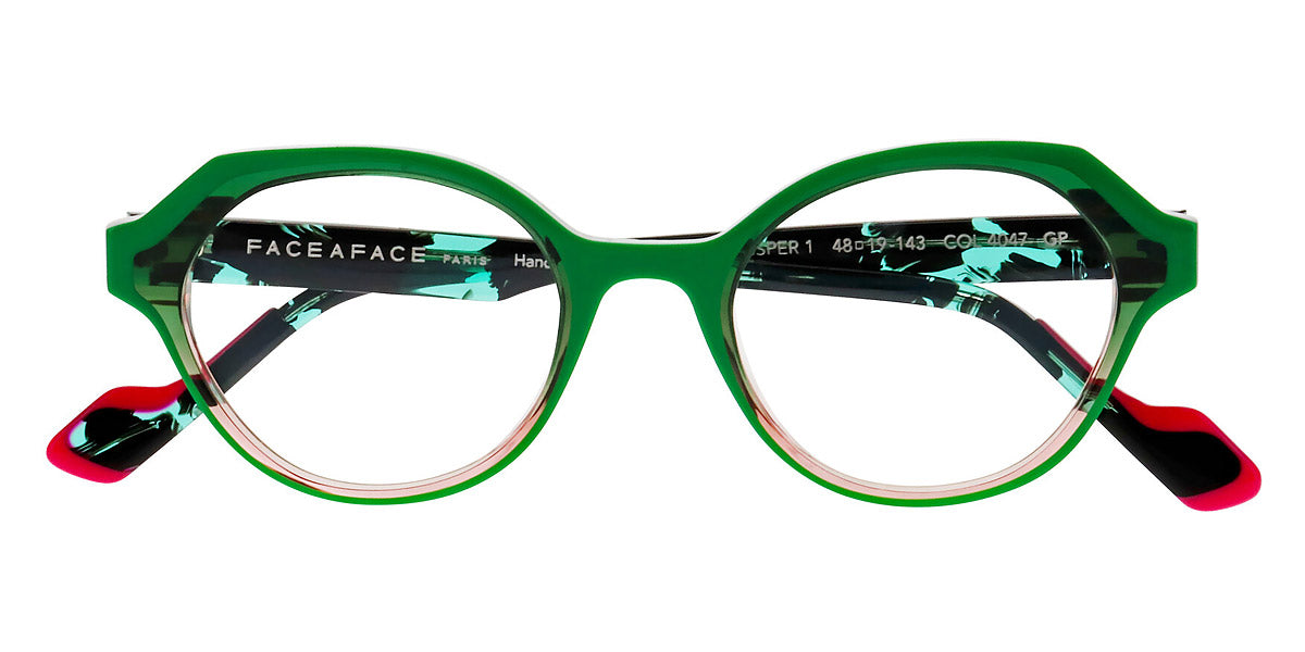Face A Face® WISPER 1 FAF WISPER 1 4047 48 - Green Matisse (4047) Eyeglasses
