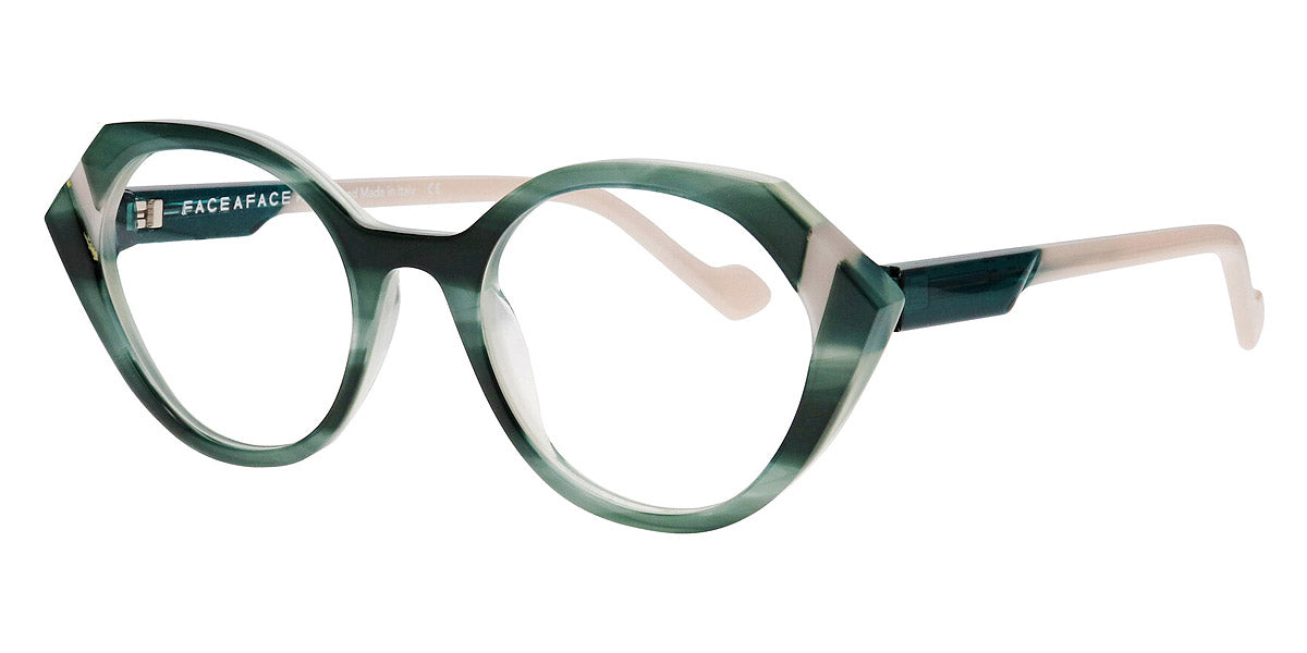 Face A Face® WITTY 1 FAF WITTY 1 4057 50 - Tortoise Green IrisГ© (4057) Eyeglasses