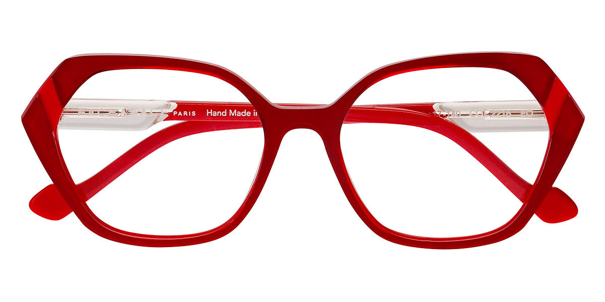 Face A Face® WITTY 2 FAF WITTY 2 2216 53 - Red Transparent/Flash Red (2216) Eyeglasses
