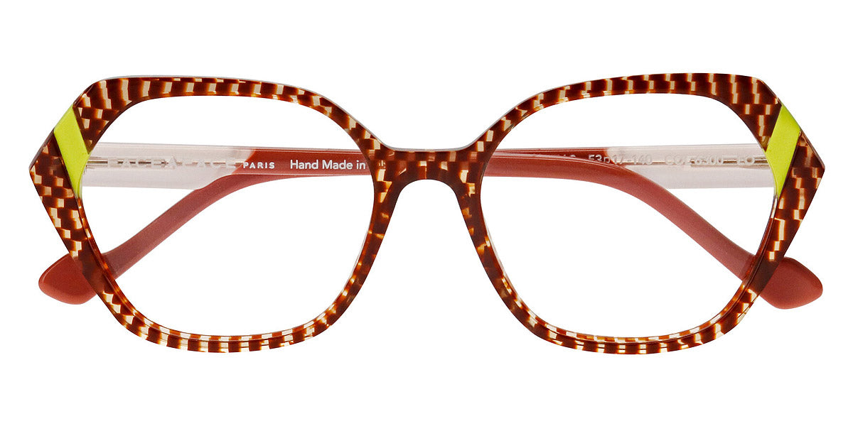 Face A Face® WITTY 2 FAF WITTY 2 6300 53 - Checkered Tortoise (6300) Eyeglasses