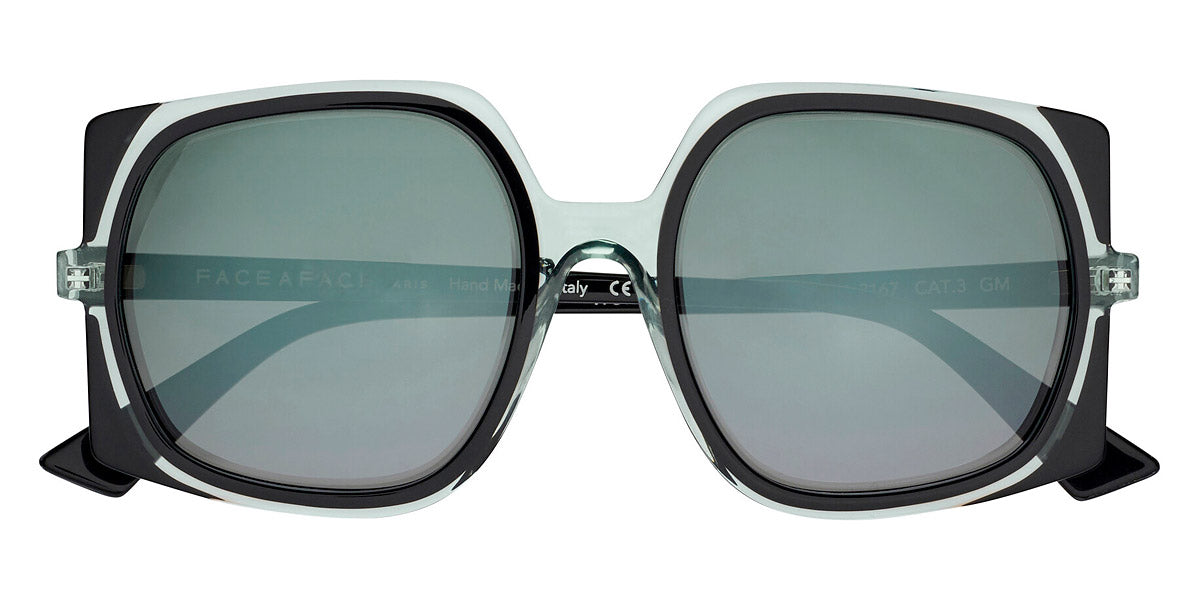 Face A Face® WONDER 2 FAF WONDER 2 3167 54 - Bermudes Green Transparent (3167) Sunglasses