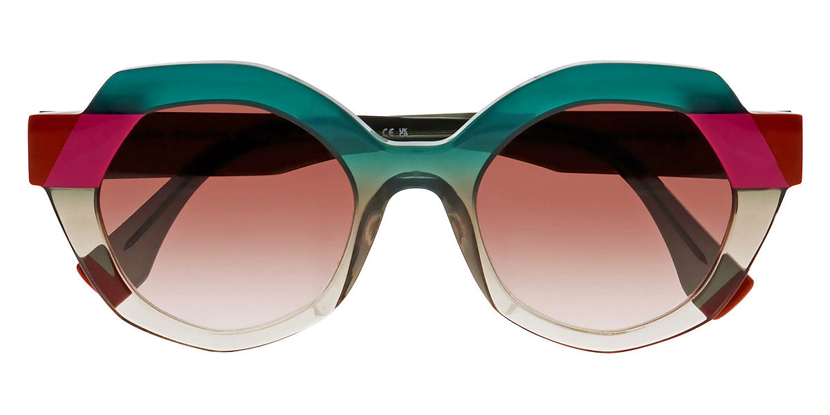 Face A Face® ZAIKU 1 FAF ZAIKU 1 4174 49 - Gradient Green Smoked Glass (4174) Sunglasses