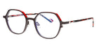 Face A Face® ZENIT 1 FAF ZENIT 1 9122 49 - Dark Aubergine Violet (9122) Eyeglasses